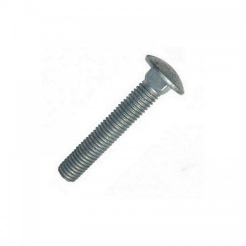 M10x80 Cup Square Hex Coach Bolts Galvanised [Incl. Nuts & Washers] (Pack of 10)