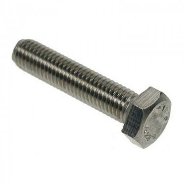 M10x35 Hex Head Set Screw Stainless Steel (Pack of 100) [Grade 304 A2]