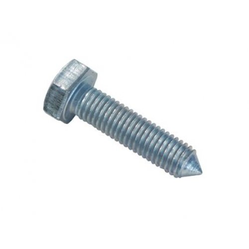 M10x40 Cone Point Hex Set Screws Zinc Plated (Pack of 100)