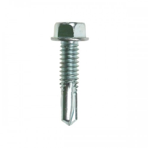 4.8x16 Metalfix Self Drilling Screws Heavy Section Zinc Plated (Pack of 100)