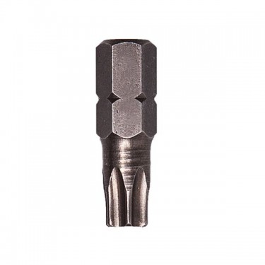 T30 Torx 1/4in Driver Bit 25mm Long (Pack of 1)
