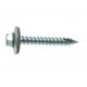 6.3x45 Metalfix Gash Point Screws Heavy Section Zinc Plated (Pack of 100) [19mm Washer]