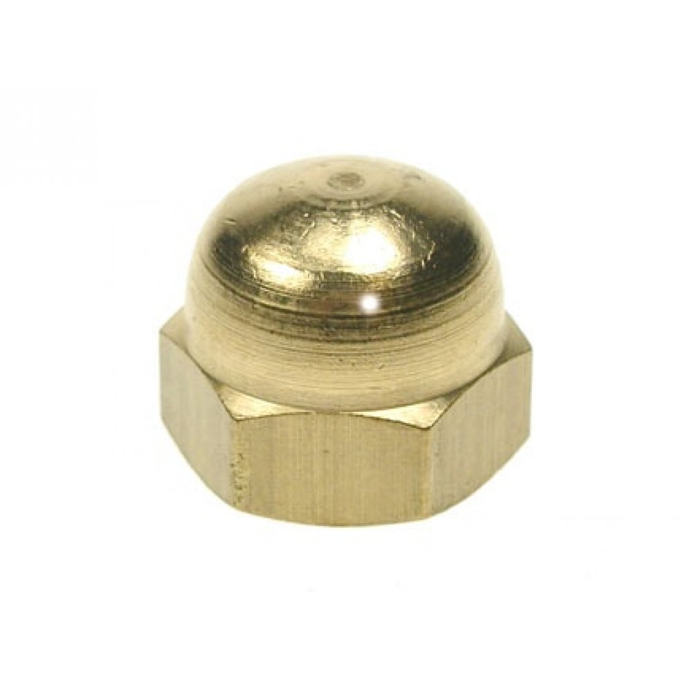 Dome Nuts DIN 1587. Brass 