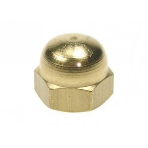 Dome Nuts Brass