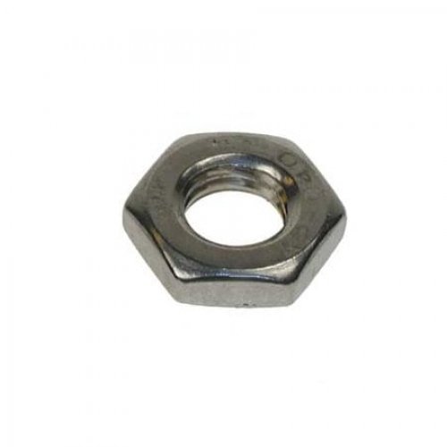 M6 Hexagon Half Nuts Stainless Steel A2 (Pack of 1)