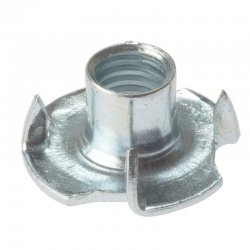 Pronged T Nuts Zinc Plated