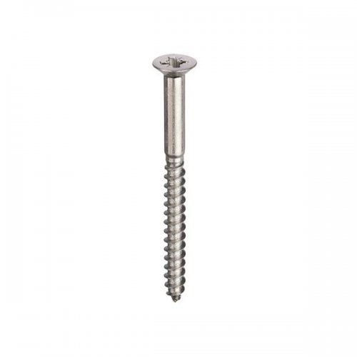 Csk  Slotted  Woodscrews  Stainless  Steel  [Grade 304 A2]