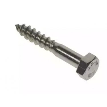 M10x130 Coach Screws Stainless Steel (Pack of 50) [DIN 571 Grade 304 A2]