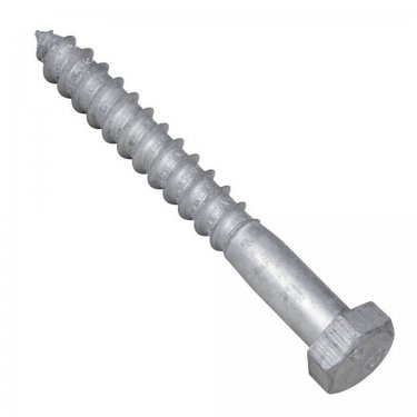 M12x250 Coach Screws Galvanised [Incl. Washers] (Pack of 5)