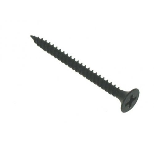 3.5x38 Unifix Sharp Point Bugle Head Drywall Screw - Black Phospher (Pack of 1,000)