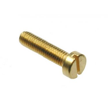 M4x12 Cheese Slotted Machine Screws Brass (Pack of 200)