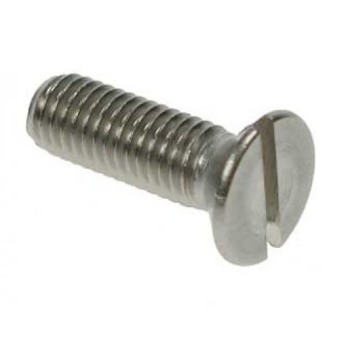 M3x6 Countersunk Slotted Machine Screws Stainless Steel (Pack of 500) [DIN 963 Grade 316 A4]