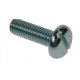 M6x40 Pan Slotted Machine Screws Zinc Plated (Pack of 200)