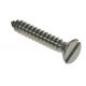 10 x 1 1/4 Csk Slotted Self Tapping Screws (Pack of 200) [DIN 7982 Grade 316 A4]