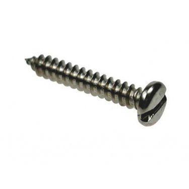 10 x 1 1/2 Pan Slotted Self Tapping Screws (Pack of 500) [DIN 7981 Grade 316 A4]