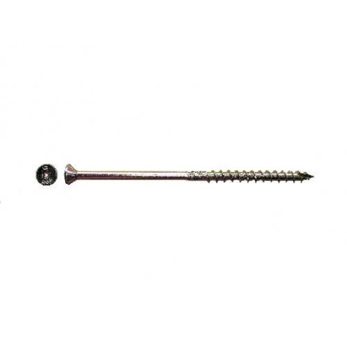 Twistec  Timber  Screws  Countersunk  CE  Approved  -  Zinc  Yellow  Plated