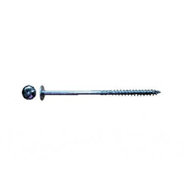 M10 x 160 Flange Head Panel Twistec Timber Screws TX40 CE Approved - Zinc Plated (Pack of 50)