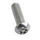 M5 x 25mm Button Head 6 Lobe Pin Machine Screws A2 Stainless (Pack of 100)