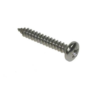10 x 2 Pan Pozi Self-Tapping AB Screws Stainless Steel (Pack of 200) [Grade 304 A2 DIN 7982C]