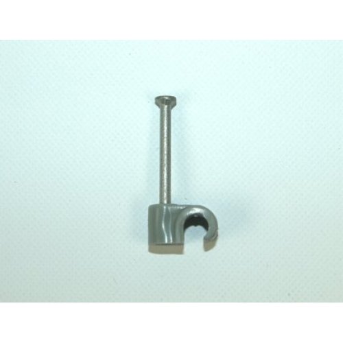 14mm UF Grey Round Cable Clips [Pack of 100]