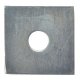 M12  Square  Plate  Washers  Zinc  Plated