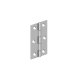 Cranked  Light  Steel  Butt  Hinges  -  Chrome  Plated