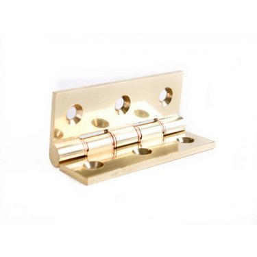 Solid  Drawn  Brass  Butt  Hinges  -  Heavy  Pattern  Double  Pressed  Brass  Washered