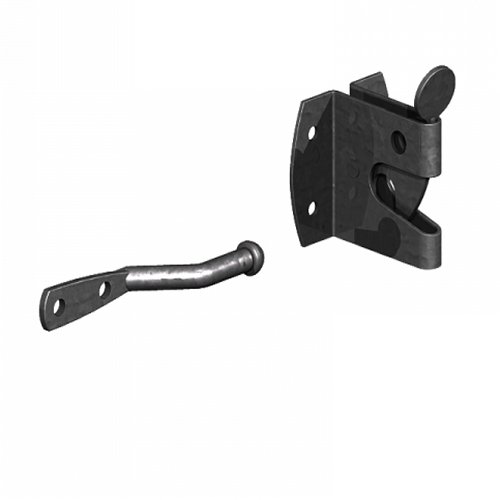 51mm 1820 Automatic Gate Latch Zinc Plated (Pack of 4)