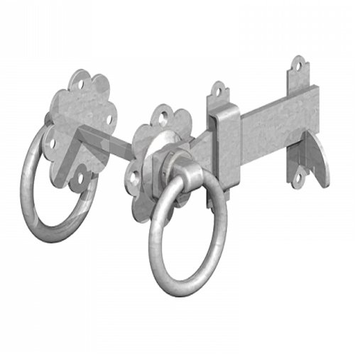 127mm 1136 Ring Gate Latch Galvanised (Pack of 5)