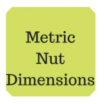 Metric nut dimensions