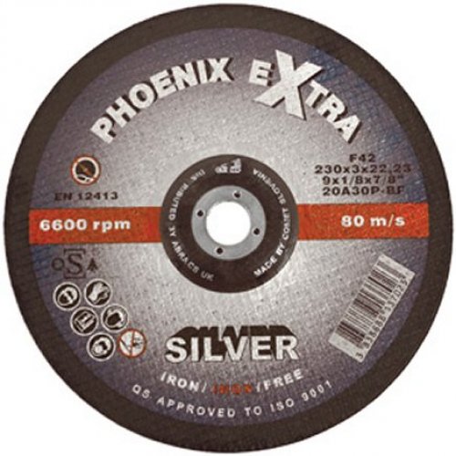 Phoenix  Silver  Ali  Metal  Cutting  /  Grinding  Discs