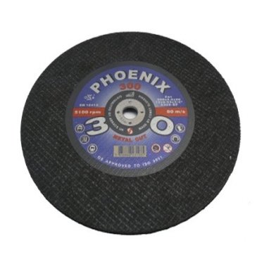 Phoenix 300 x 3.5 x 25.4mm Flat Metal Cutting Discs (Pack of 25)