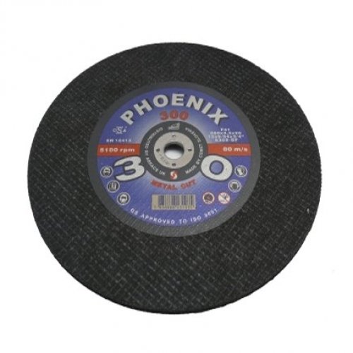 Phoenix 300 x 3.5 x 20mm Flat Metal Cutting Discs (Pack of 25)