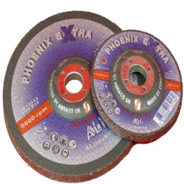 Phoenix Extra Ali 115 x 1.0 x 22mm Flat Ctr Only Cutting Discs (Pack of 25)