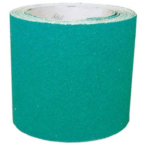 115mm x 10m x 100g Green Sandpaper Roll - Decorators