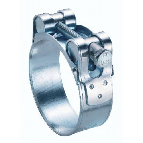2 x 103mm 127mm Stainless Steel Zinc Plated Hose Clips Pipe Clamps by YUHWI 