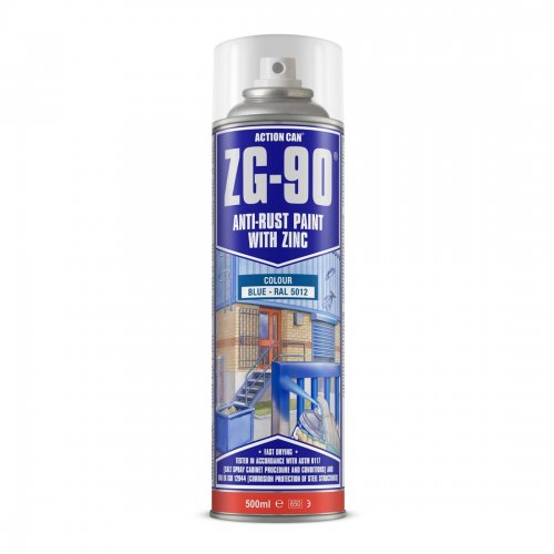ZG90 Satin Blue Spray 500ml (Carton of 15)