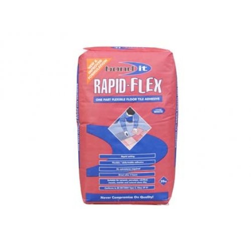 Rapid Flex Quick Set Flexible Cement Based Tile Adhesive - Grey 20Kg