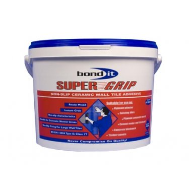 Super Grip Ready Mix Non-Slip Tile Adhesive - Off White 7.5Kg