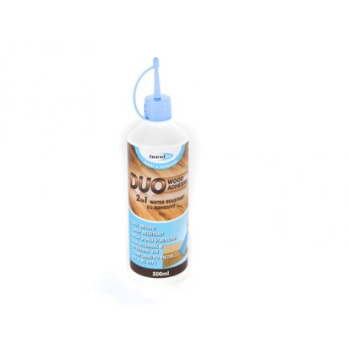 Duo 2 In 1 Wood Glue - White 500ml (Pack of 20)