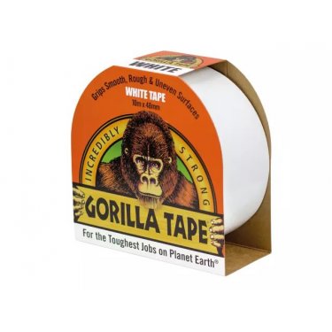Gorilla Tape 10m White (Pack of 12)