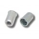 Steel  Reduced  Head  Round  Knurled  Body  Imperial  Rivet  Nuts