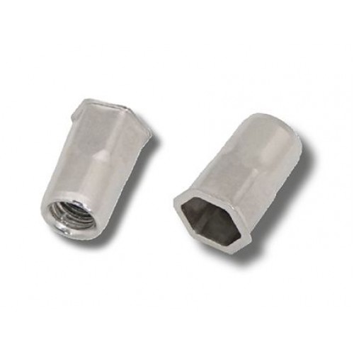 Stainless  Steel  304-A2  Reduced  Head  Part  Hexagon  Body  Open  Rivet  Nuts