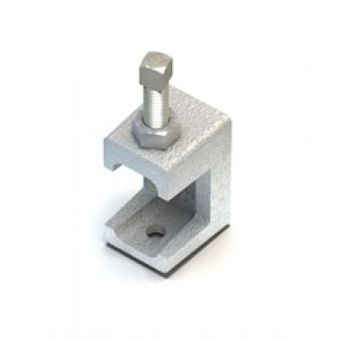 Lindapter LC Flange Clamp (Lindiclip) - M6 Zinc Plated (Pack of 1)