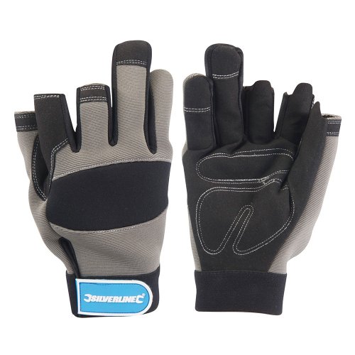 Part  Fingerless  Mechanics  Gloves