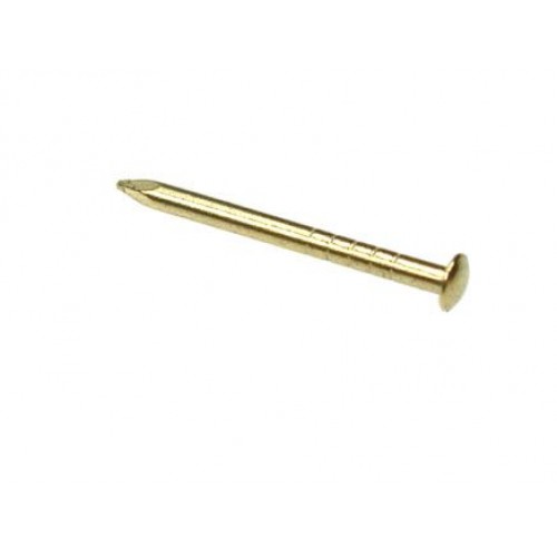 15mm Escutcheon Pins [Brass] (24x 40g Boxes
