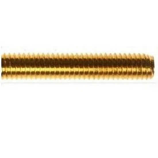 M6 x 1m Threaded Rod Brass DIN 975 (Single Bar) M6 x 1m Threaded Rod Brass DIN 975 (Single Bar)